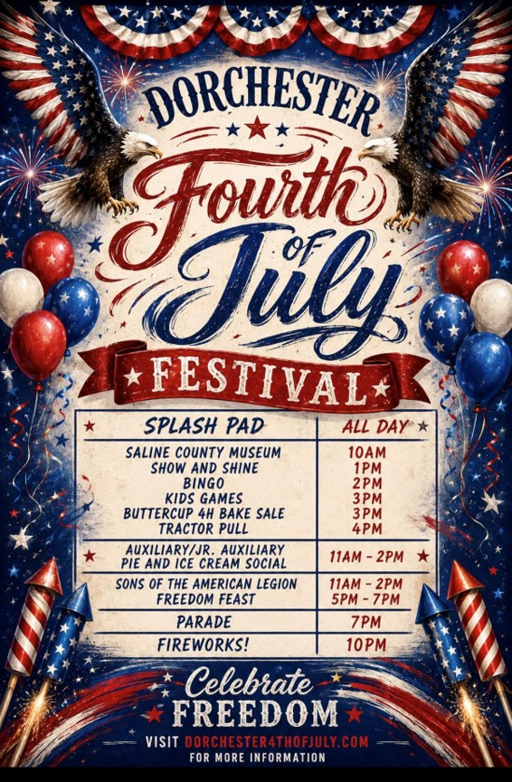 4th of July Schedule