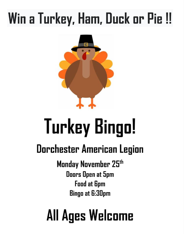 Turkey Bingo